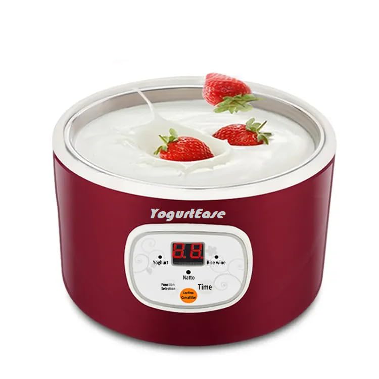Compact Automatic Yogurt Maker with Constant Temperature Control for Home Use
| Stainless Steel 1 Quart Greek Yogurt Ma