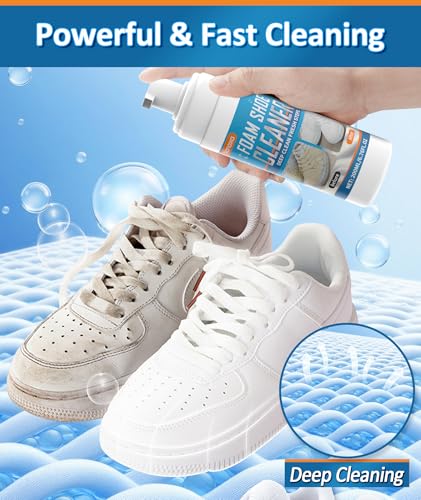 Nanoxa Shoe Cleaner - White Shoes Cleaning Kit with Brush & Towel
| Nanoxa Shoe Foam Cleaner - Sneaker Cleaner for Leat