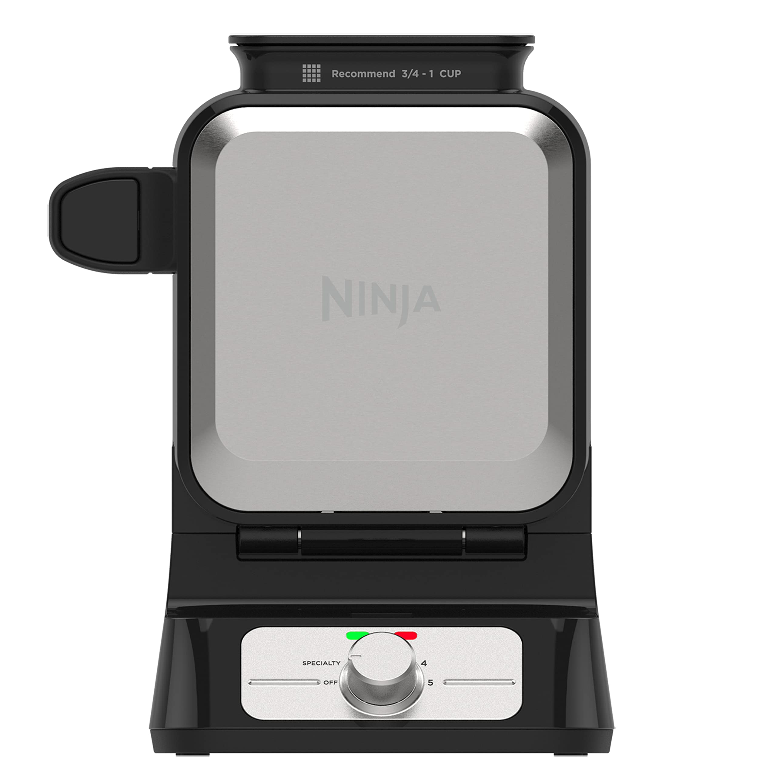 Ninja BW1001 NeverStick PRO Belgian Waffle Maker for Beginners, Easy-to-Clean, Perfect for Home Cooking