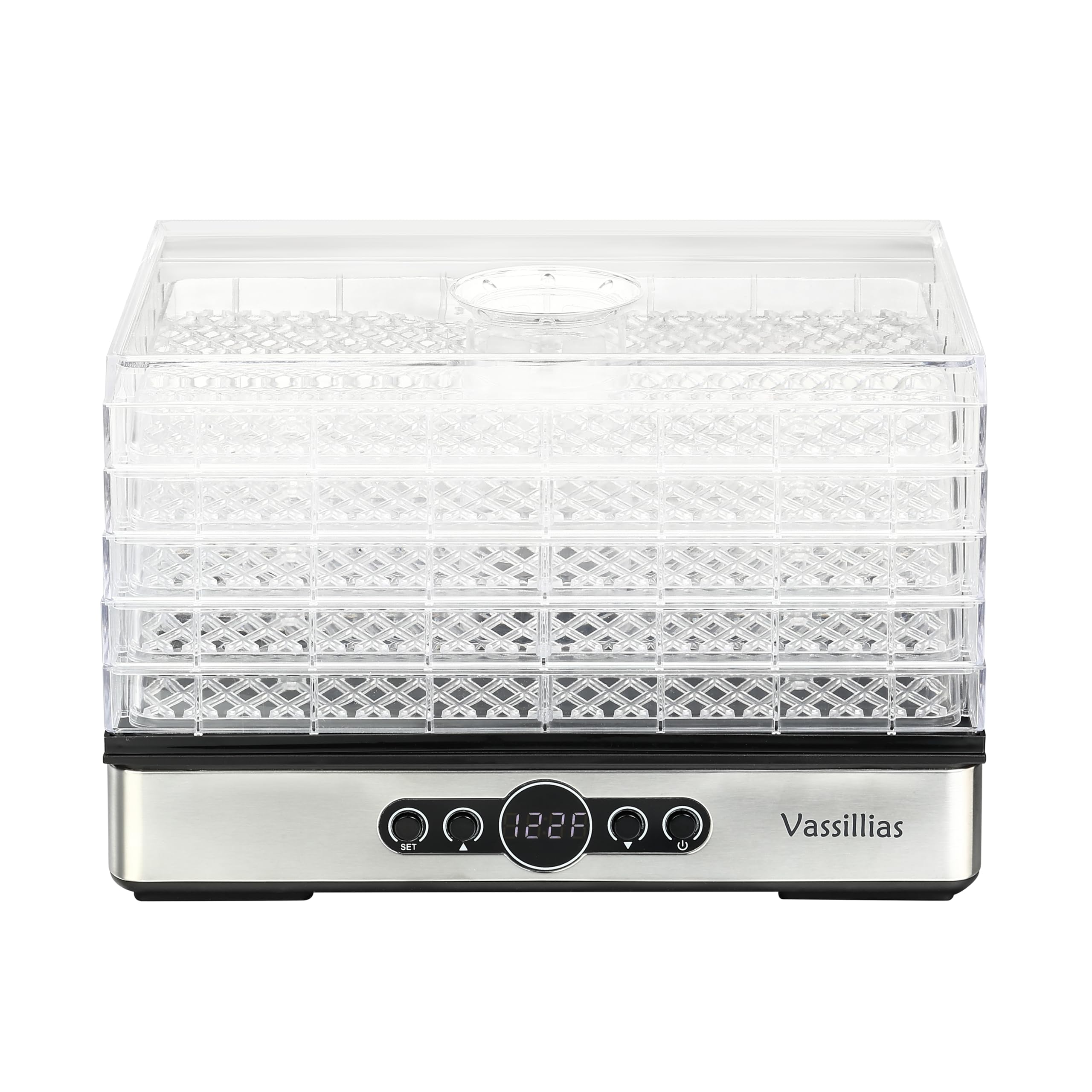 Healthy Food Dehydrator - Dehydrator for Meat, Jerky, Fruit, Vegetable, Mushroom and Herb, 400W, 158°F, Mini Dryer with